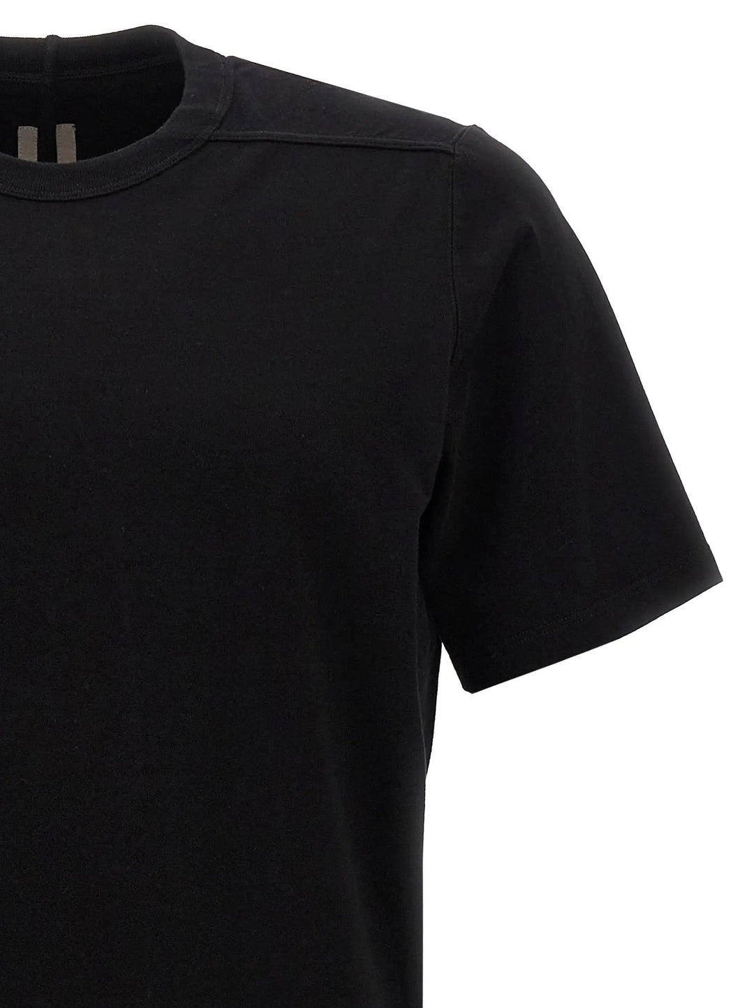 Rick Owens Black Cotton T-Shirt