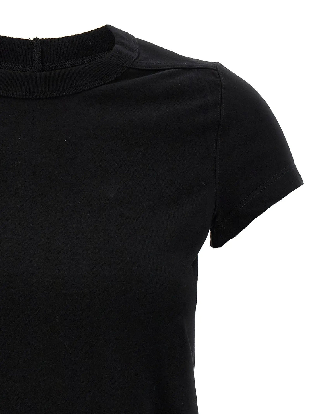 Rick Owens Black Cotton T-Shirt
