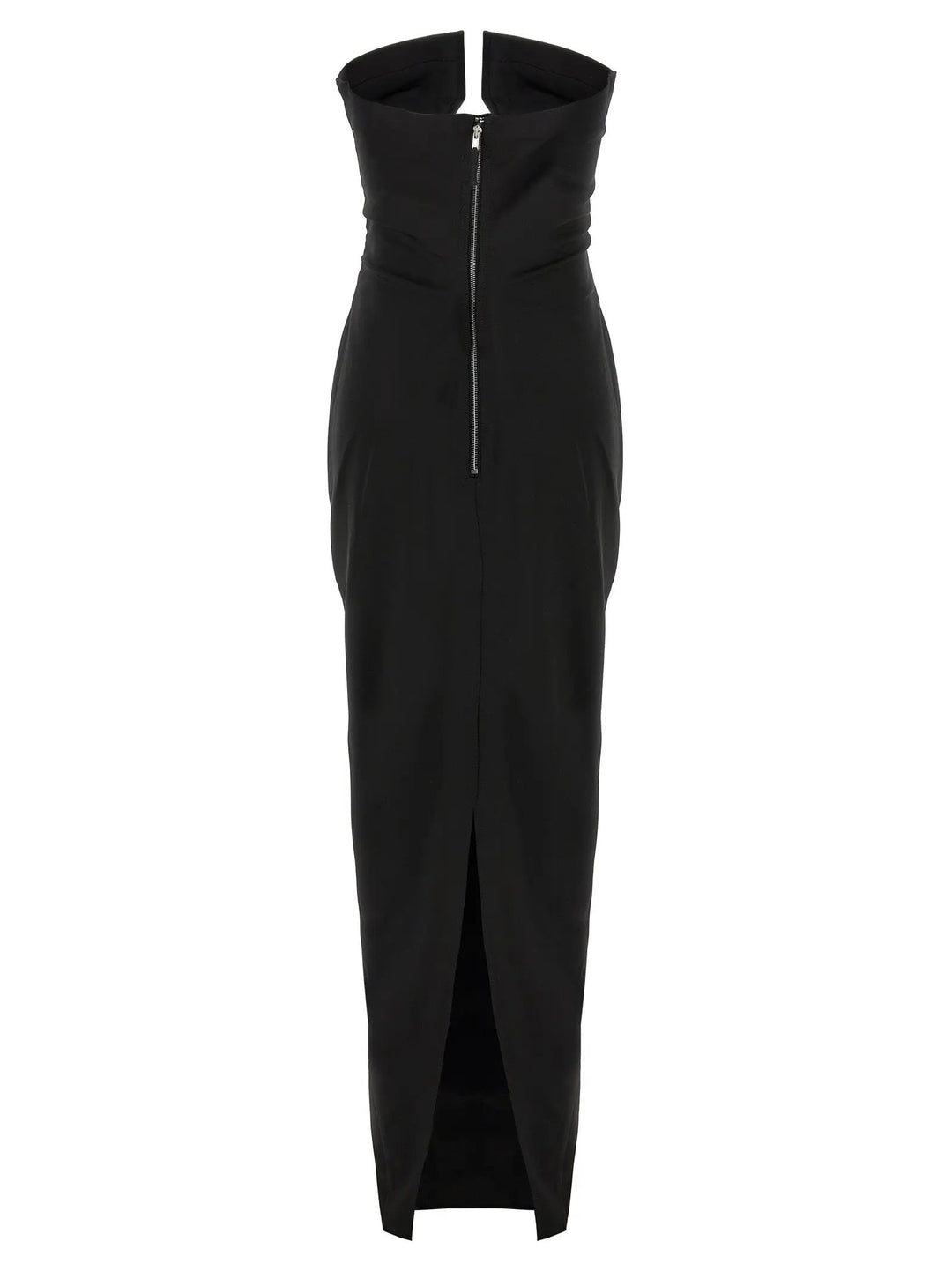 Rick Owens Black Wool Long Dress