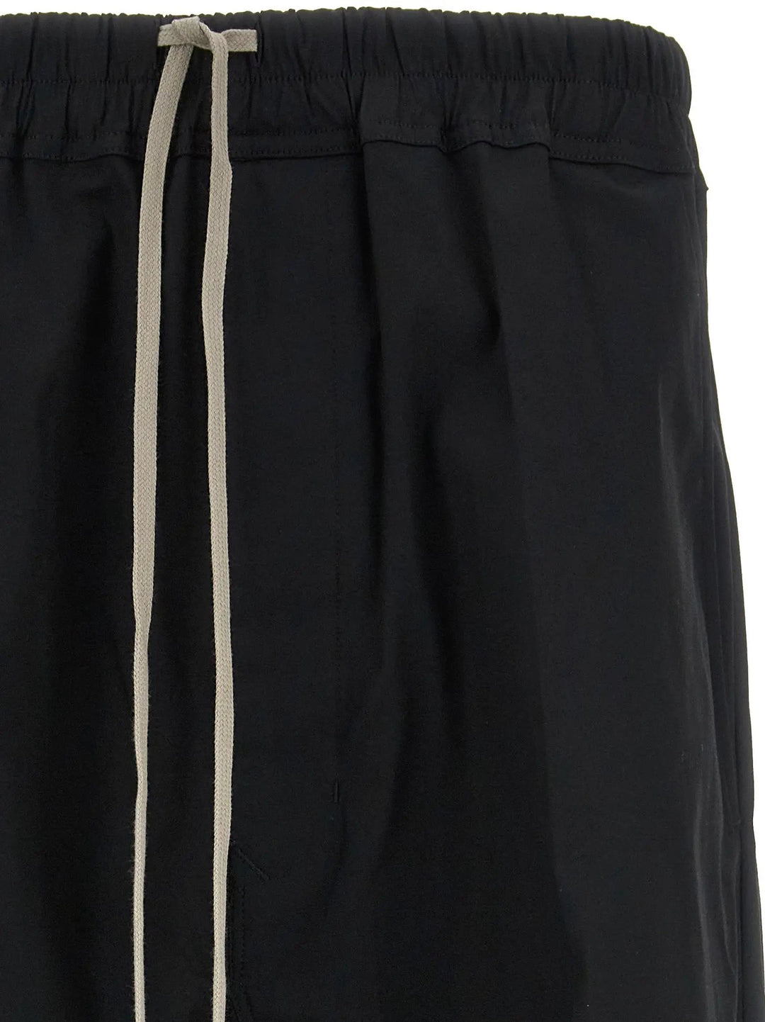 Rick Owens Black Cotton Casual Pants
