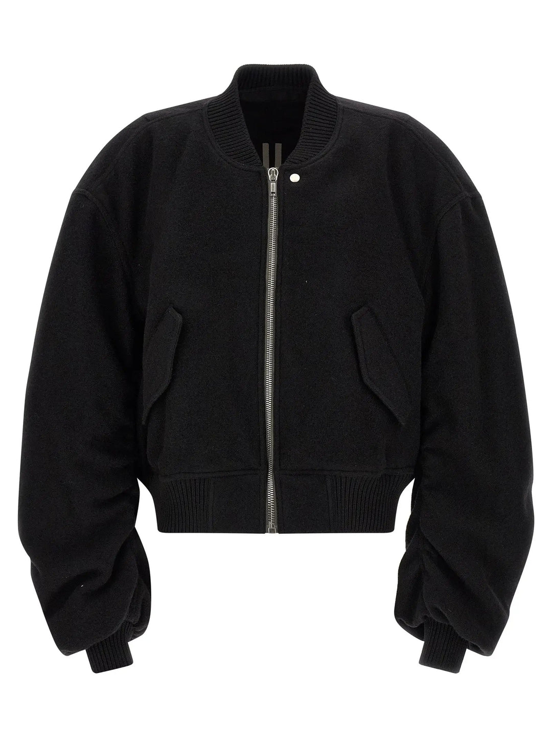Rick Owens Sample Sale | Rick Owens Black Virgin Wool Bomber - | Designer outlet
