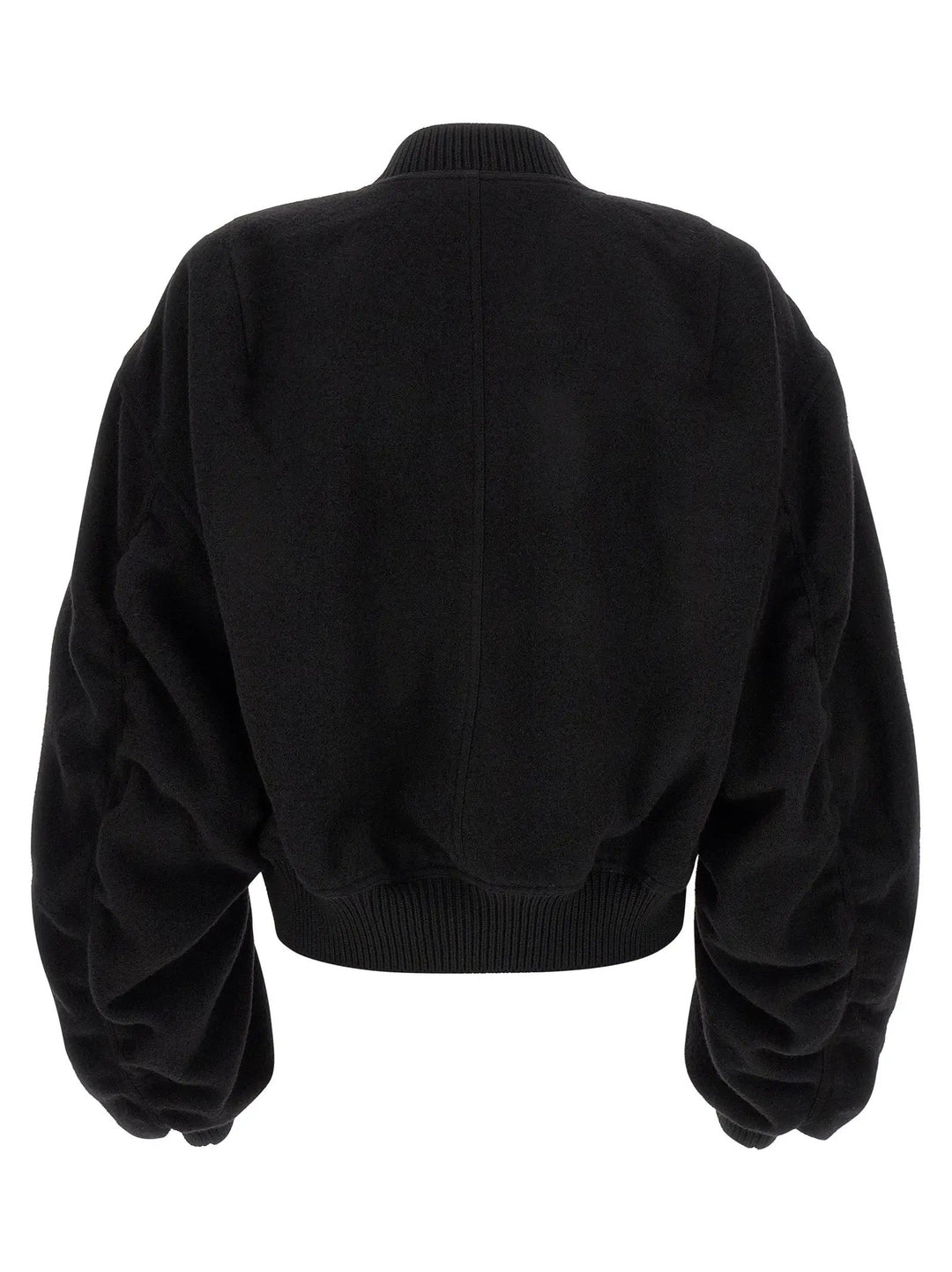 Rick Owens Sample Sale | Rick Owens Black Virgin Wool Bomber - | Designer outlet