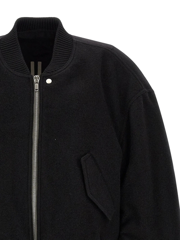 Rick Owens Sample Sale | Rick Owens Black Virgin Wool Bomber - | Designer outlet