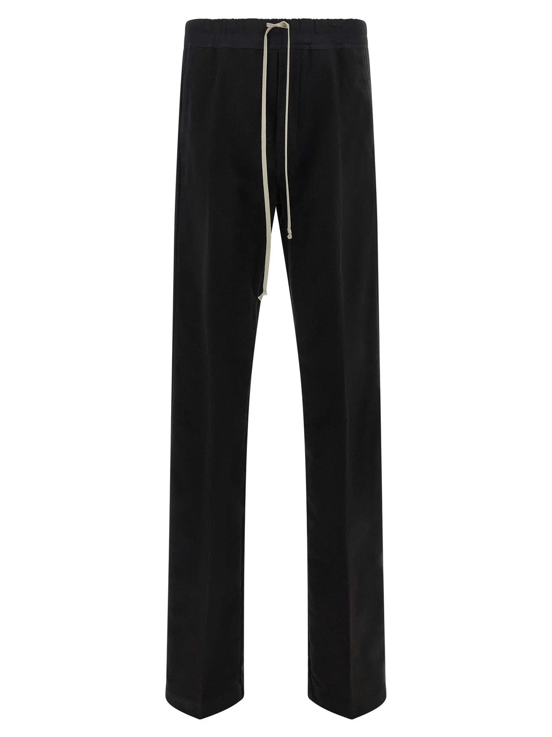 Rick Owens Black Cotton Casual Pants
