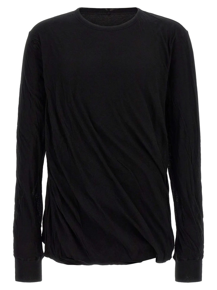 Rick Owens Black Cotton T-Shirt