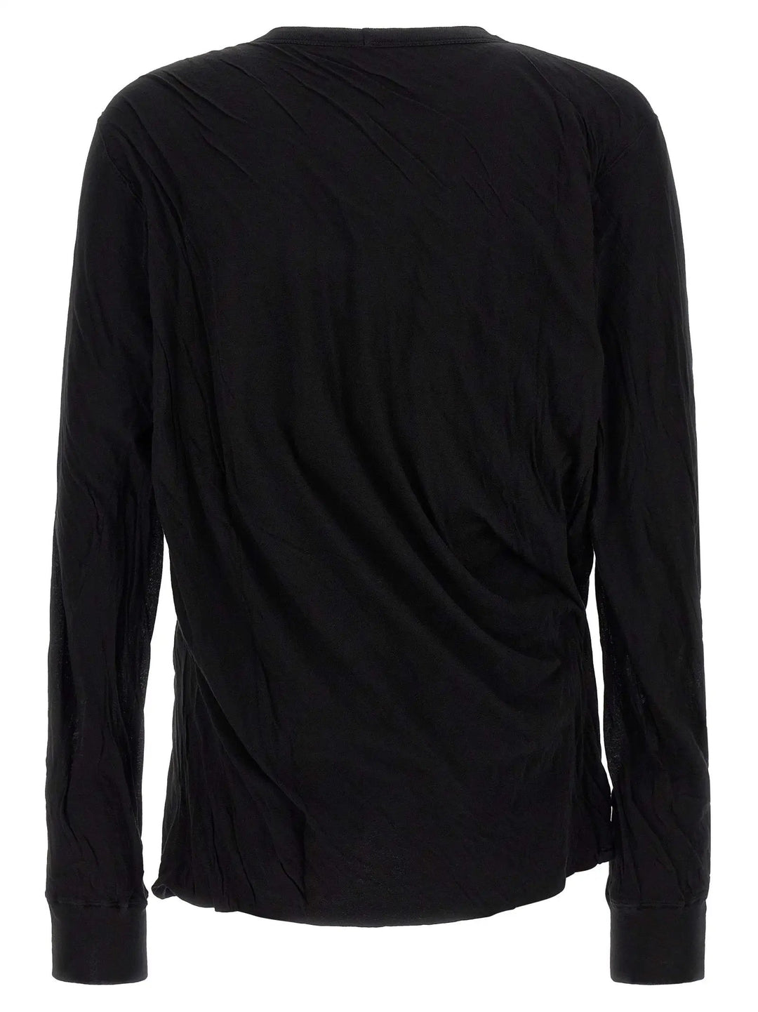 Rick Owens Black Cotton T-Shirt