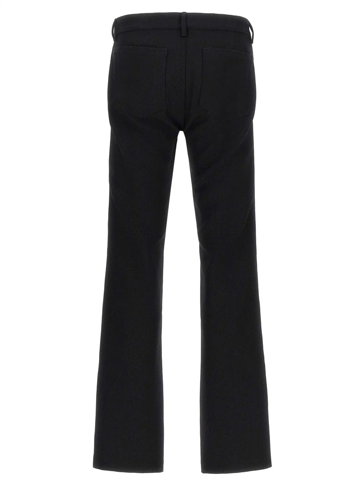 Rick Owens Black Virgin Wool Pants