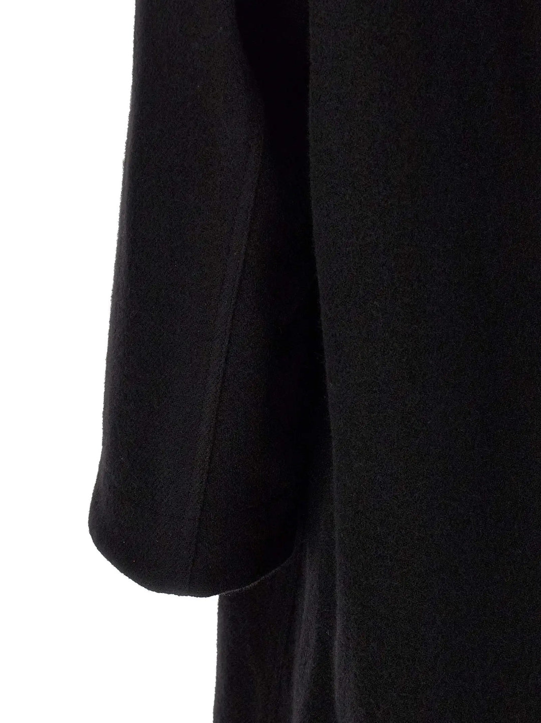 Rick Owens Sample Sale | Rick Owens Black Virgin Wool Coat - | Designer outlet