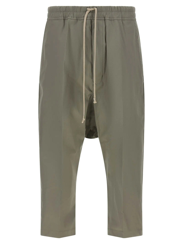 Rick Owens Sample Sale | Rick Owens Gray Cotton Cropped Pants - | Designer outlet