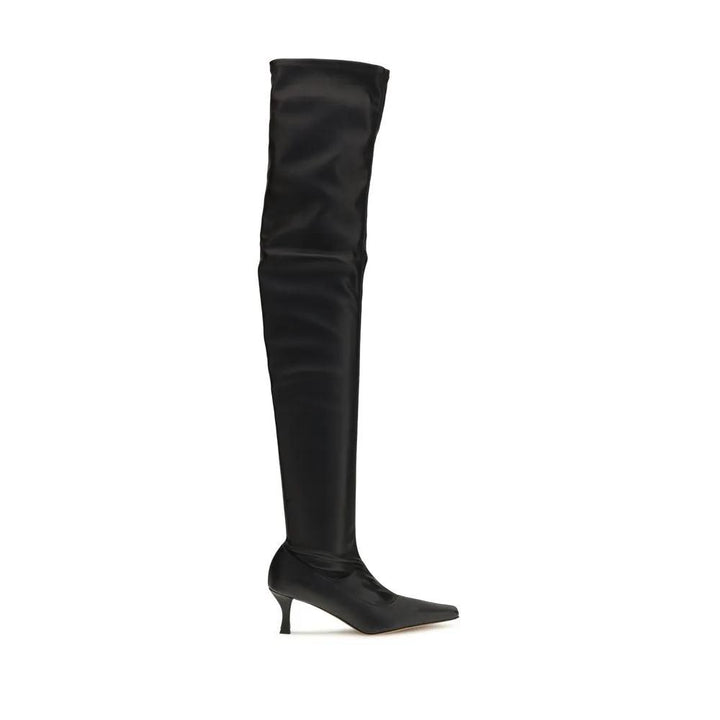 Proenza Schouler Black Polyurethane Over The Knee