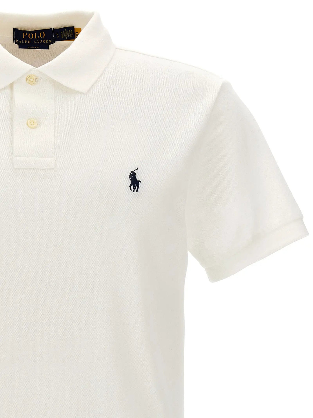 Polo Ralph Lauren White Cotton Polo Shirt