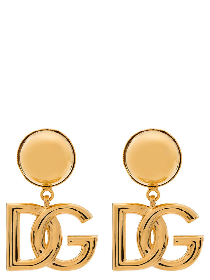 Dolce &amp; Gabbana Gold Brass Earrings