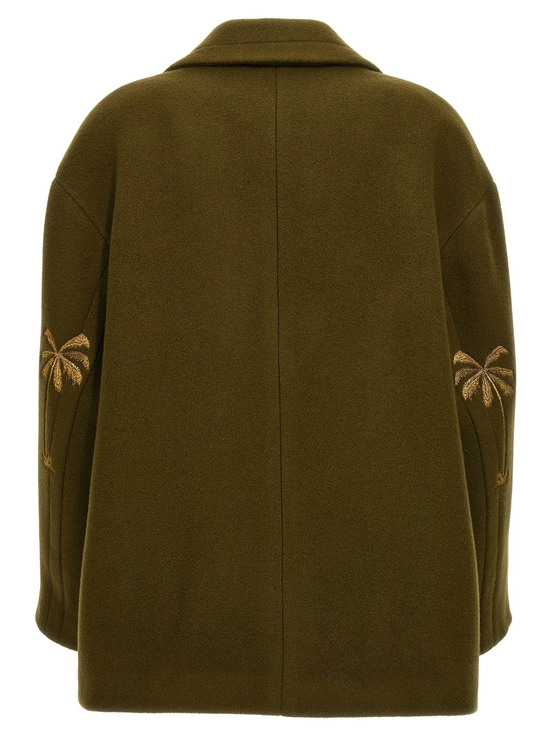 Palm Angels Bicolor Virgin Wool Coat
