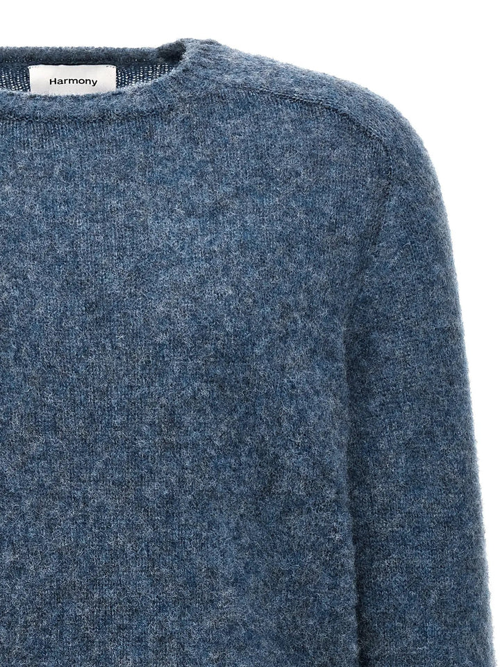 Harmony Blue Wool Cardigan