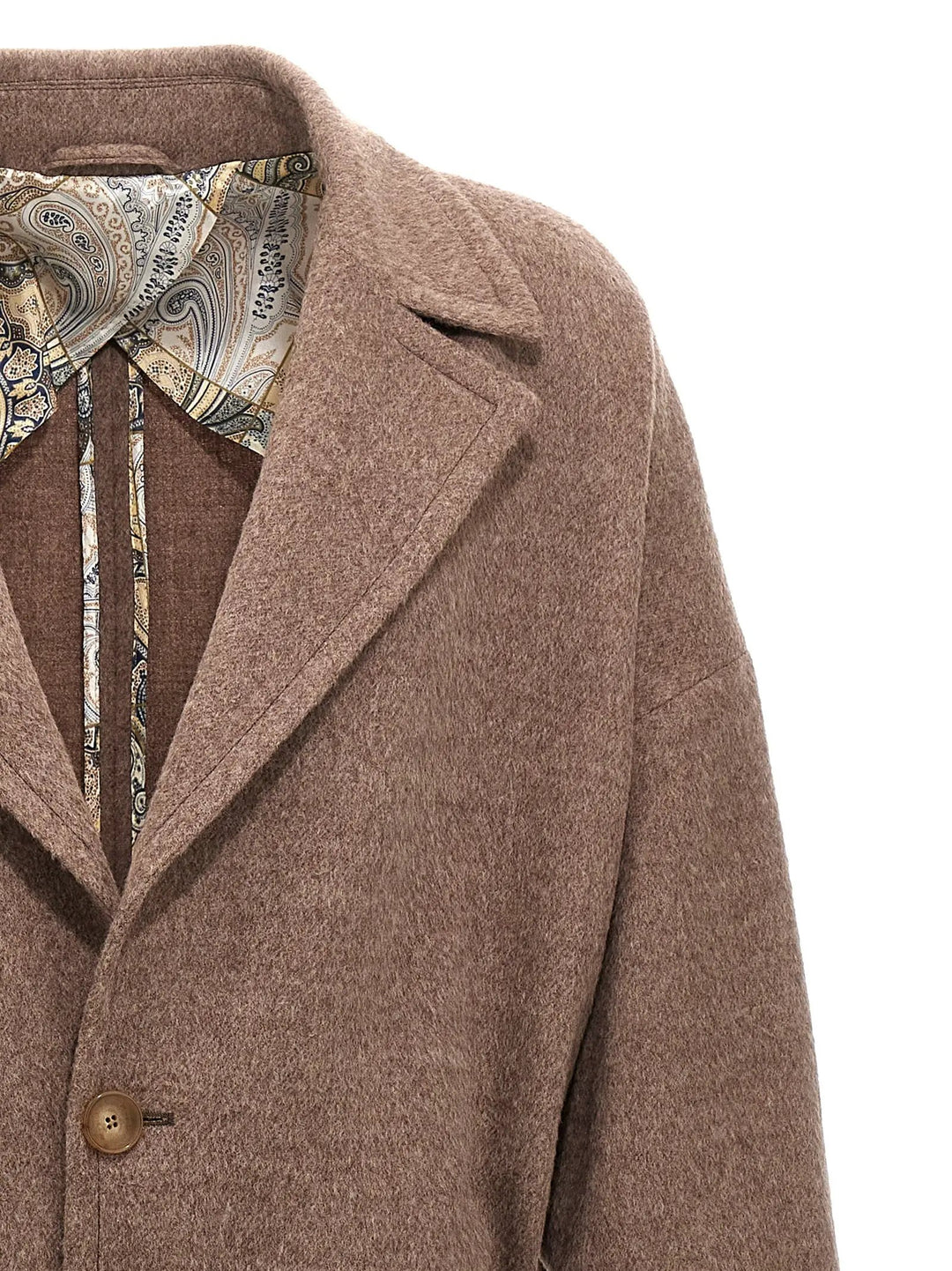 Etro Beige Wool Coat