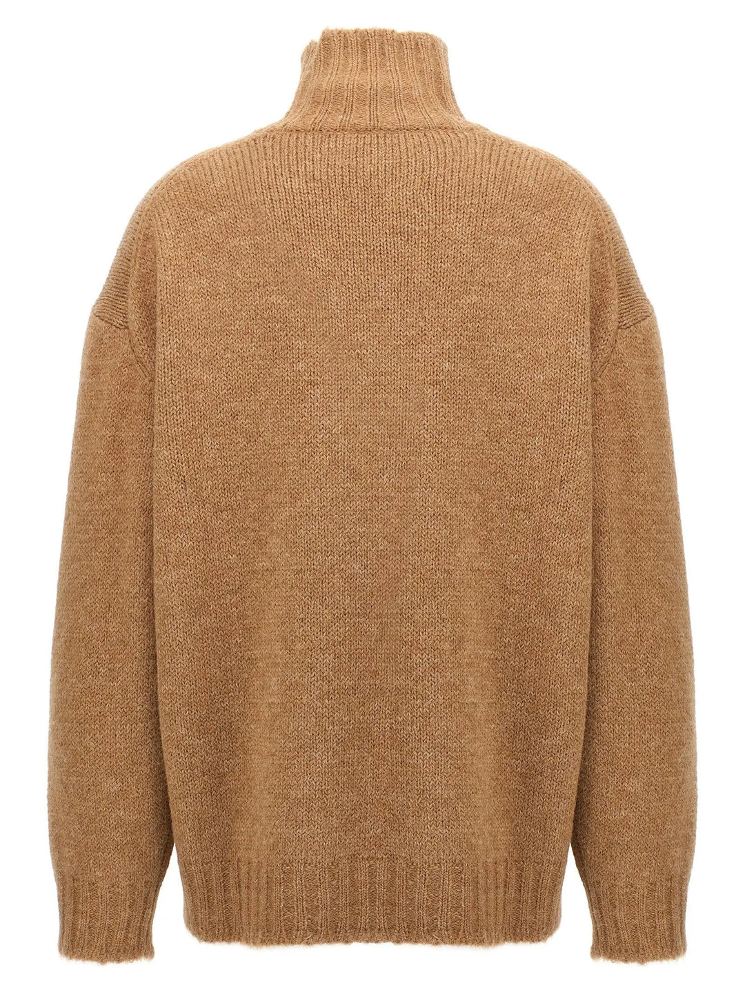 Jil Sander Beige Wool Cardigan
