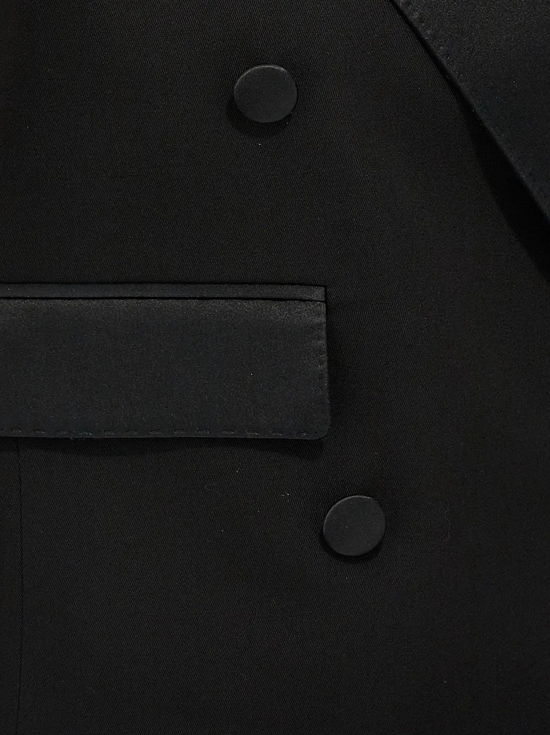 Dolce &amp; Gabbana Black Silk Sleeveless Jacket