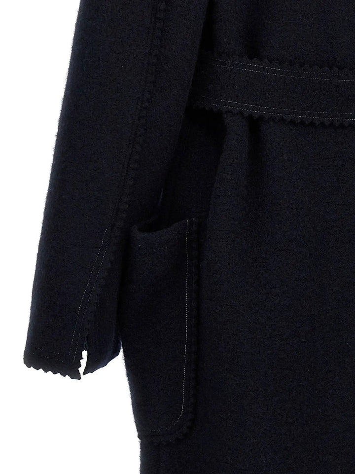 Max Mara Blue Wool Coat