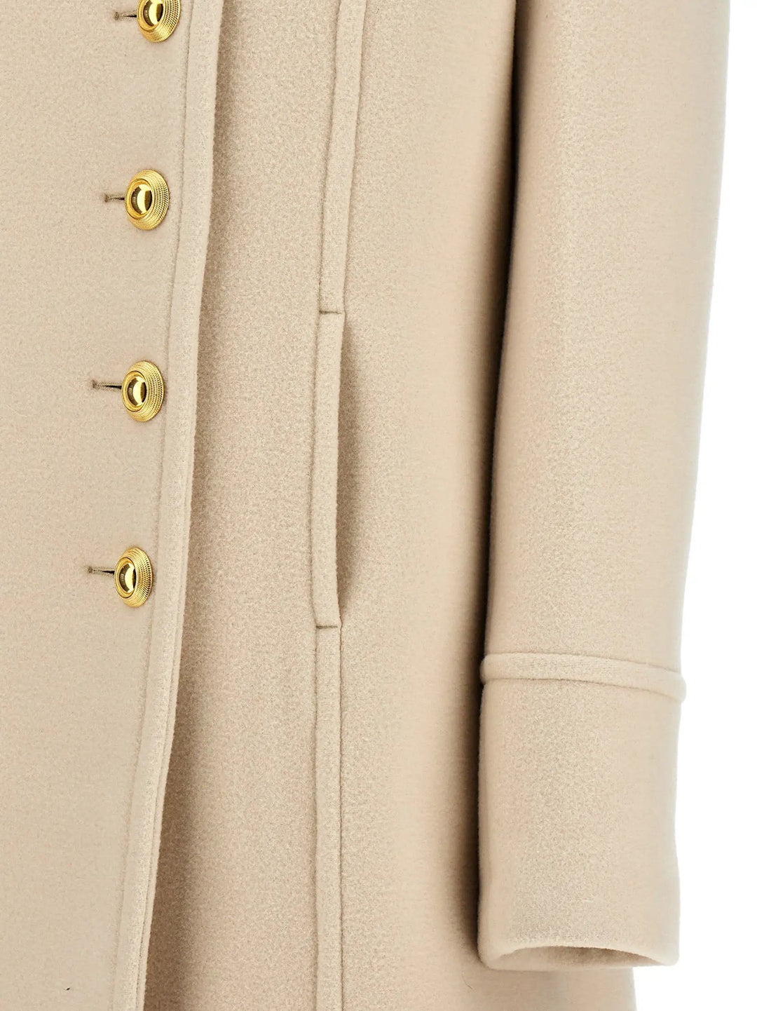 Tom Ford White Wool Coat