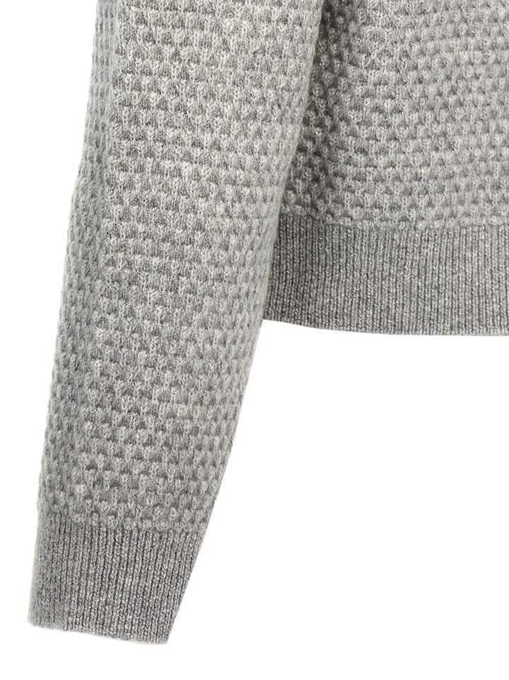 Max Mara Gray Cashmere Cardigan