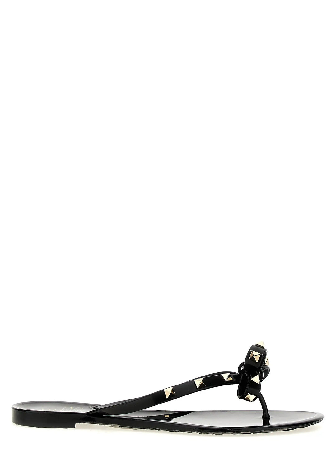 Valentino Garavani Sample Sale | Valentino Garavani Black PVC Slides - | Designer outlet