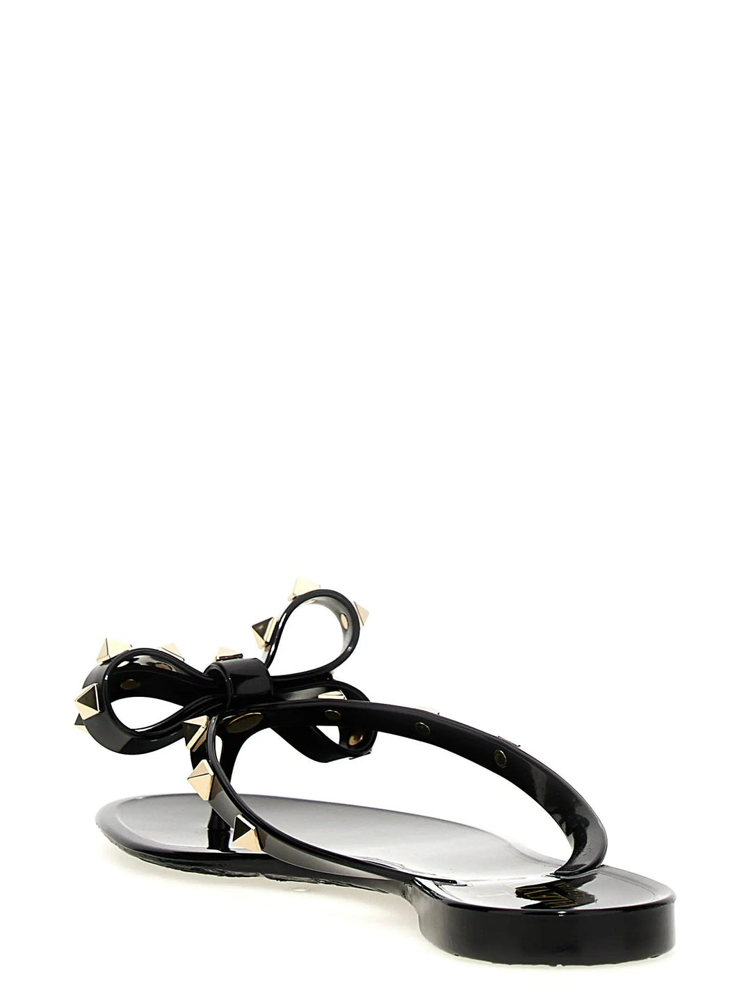 Valentino Garavani Sample Sale | Valentino Garavani Black PVC Slides - | Designer outlet