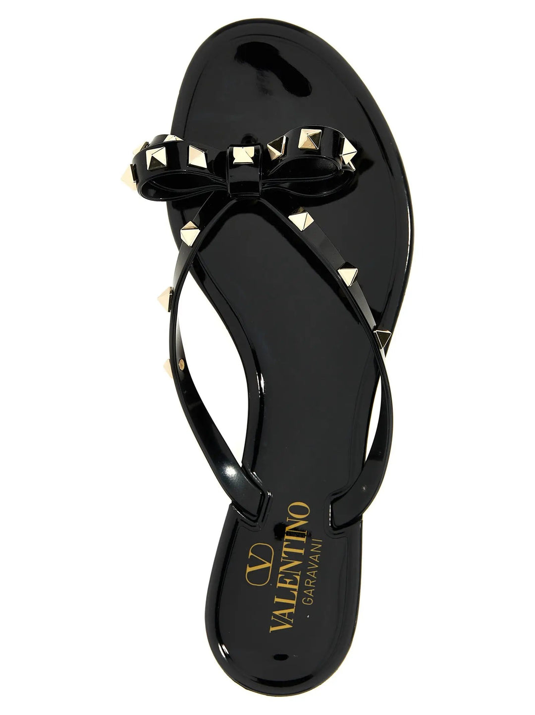 Valentino Garavani Sample Sale | Valentino Garavani Black PVC Slides - | Designer outlet