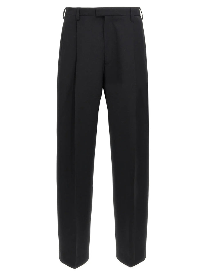 Marni Black Polyester Dress Pants