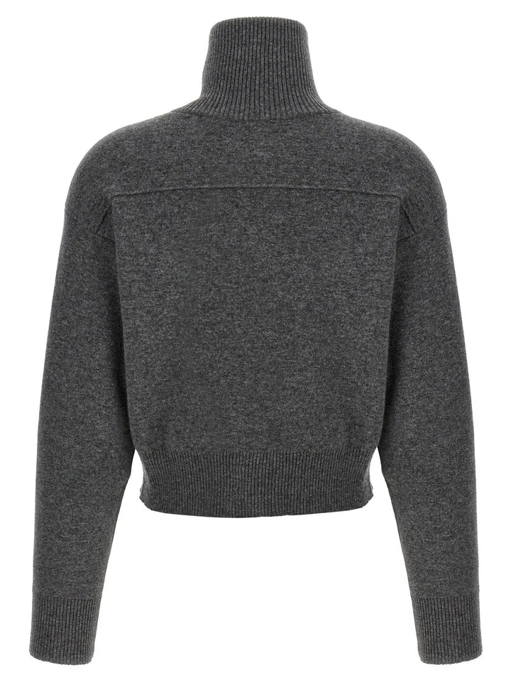Brunello Cucinelli Gray Cashmere Cardigan