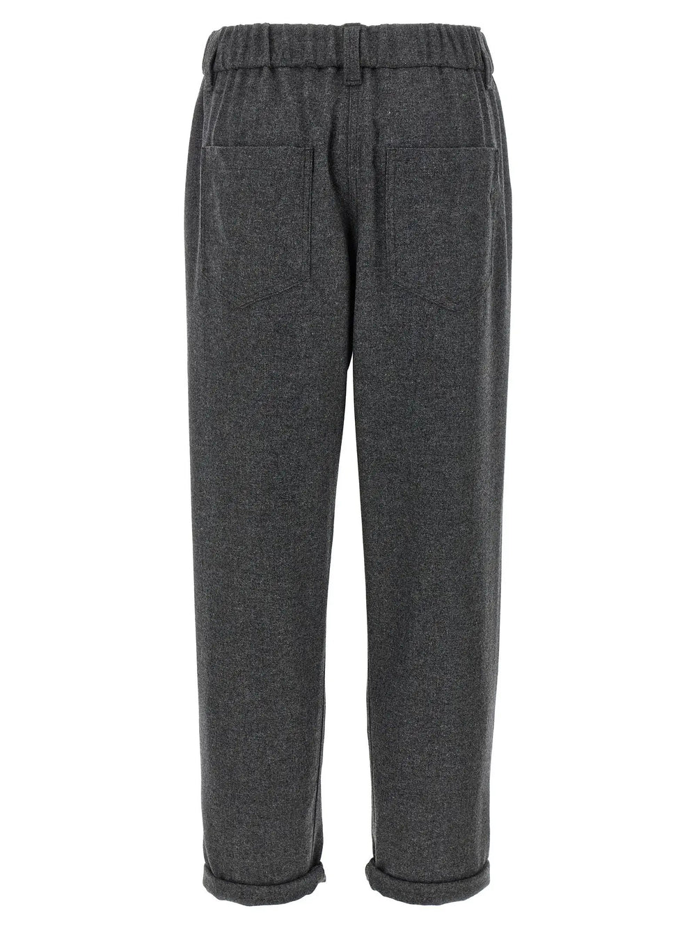 Brunello Cucinelli Sample Sale | Brunello Cucinelli Gray Virgin Wool Casual Pants - | Designer outlet