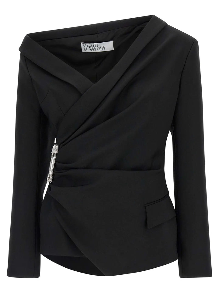 Giuseppe Di Morabito Black Virgin Wool Blazer