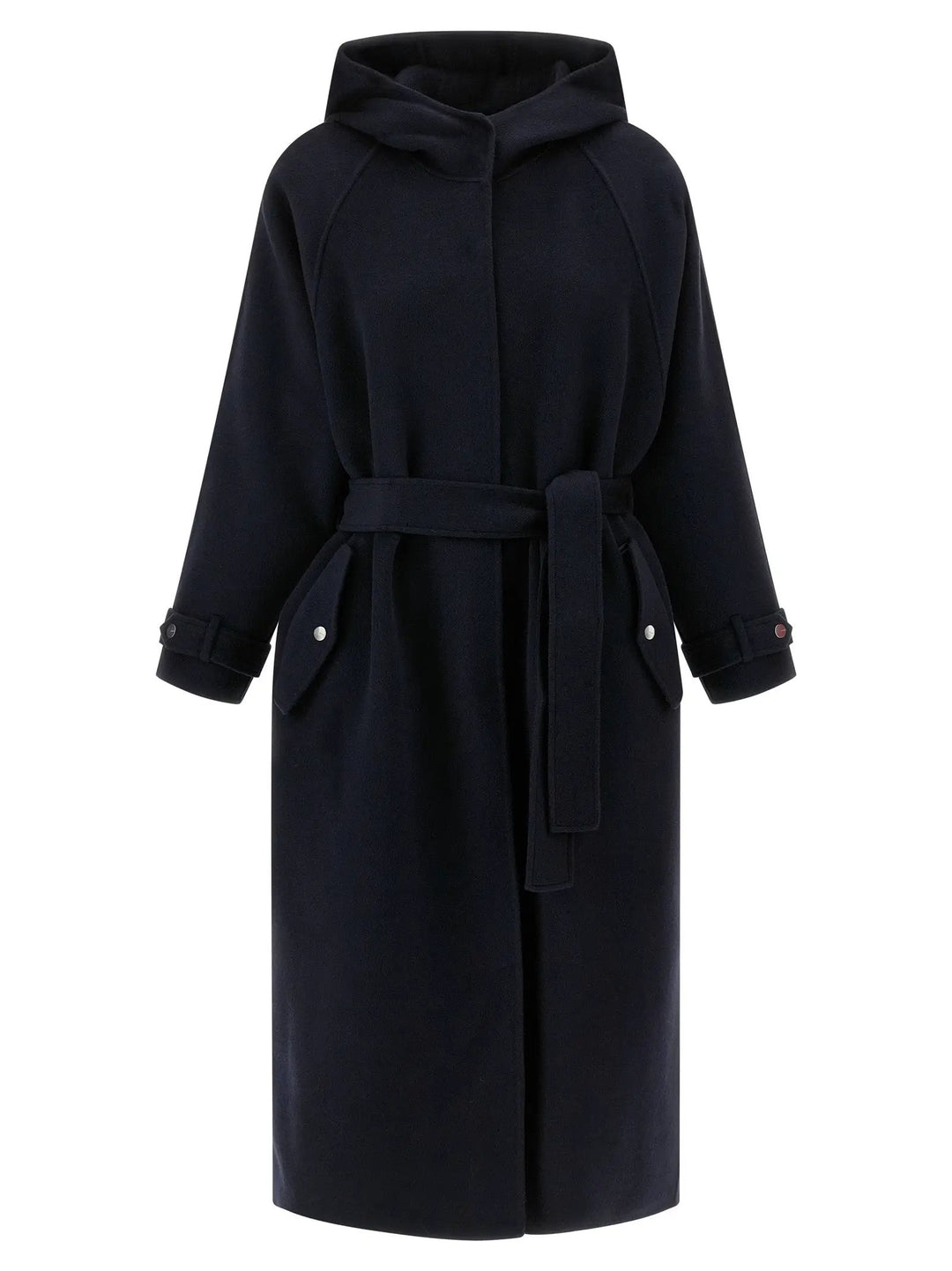 PINKO Blue Polyamide Coat