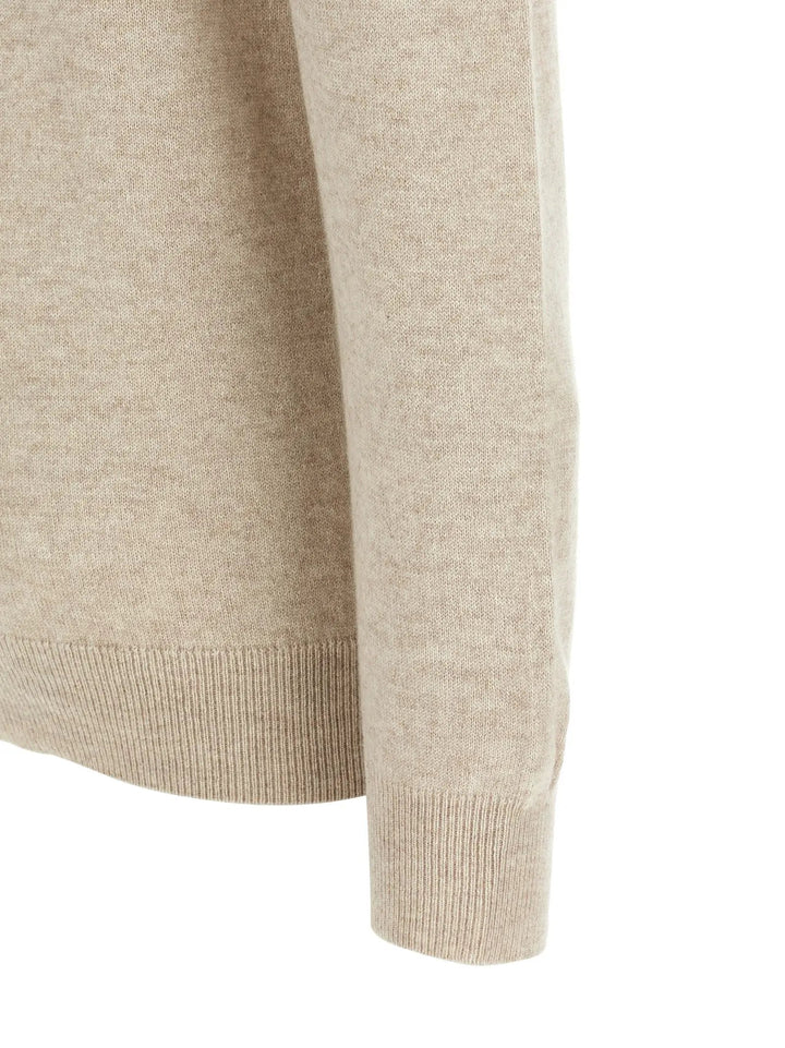 Brunello Cucinelli Beige Cashmere Cardigan