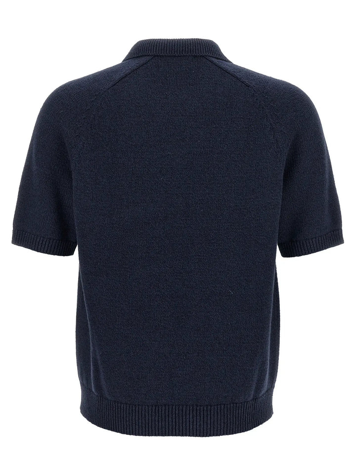 Polo Ralph Lauren Blue Linen Cardigan