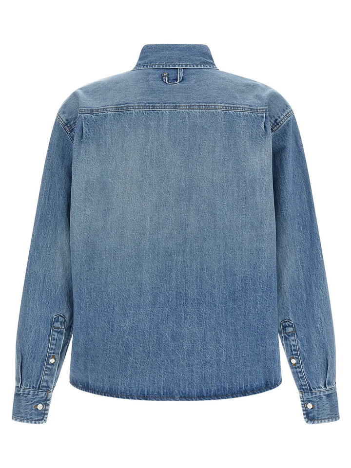 Jacquemus Blue Cotton Blouse