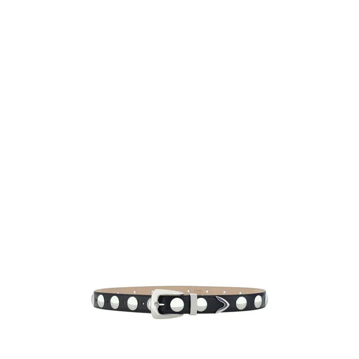 Khaite Sample Sale | Khaite Black Calf Leather Bos Taurus Regular Belt - | Designer outlet