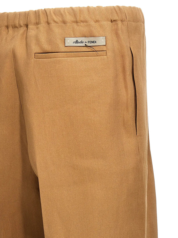 Fendi Beige Paper Casual Pants