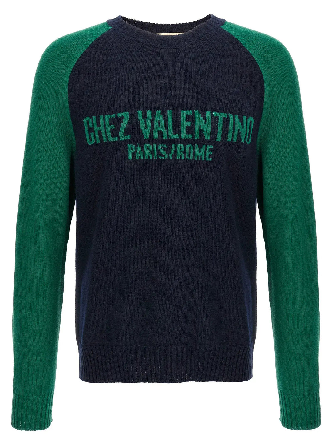 Valentino Garavani Blue Virgin Wool Cardigan
