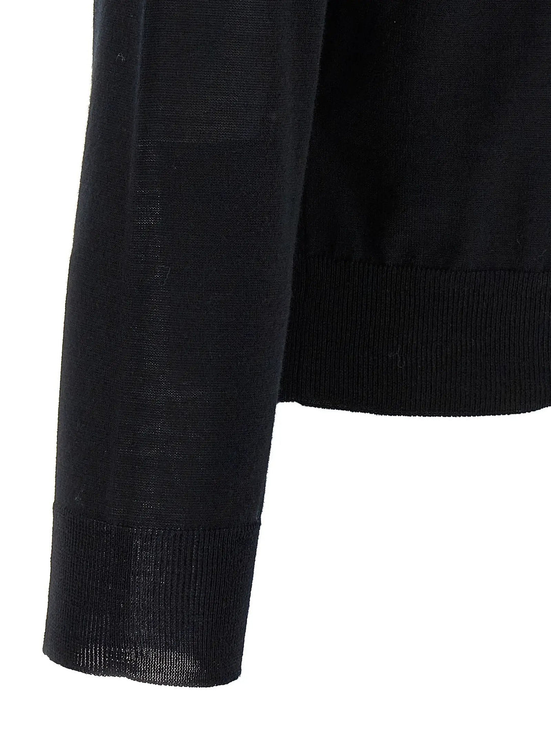 Valentino Garavani Black Virgin Wool Cardigan