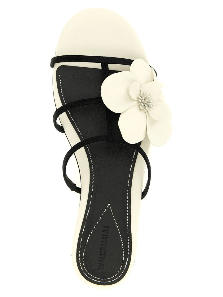 Zimmermann Sample Sale | Zimmermann Bicolor Leather Slides - | Designer outlet
