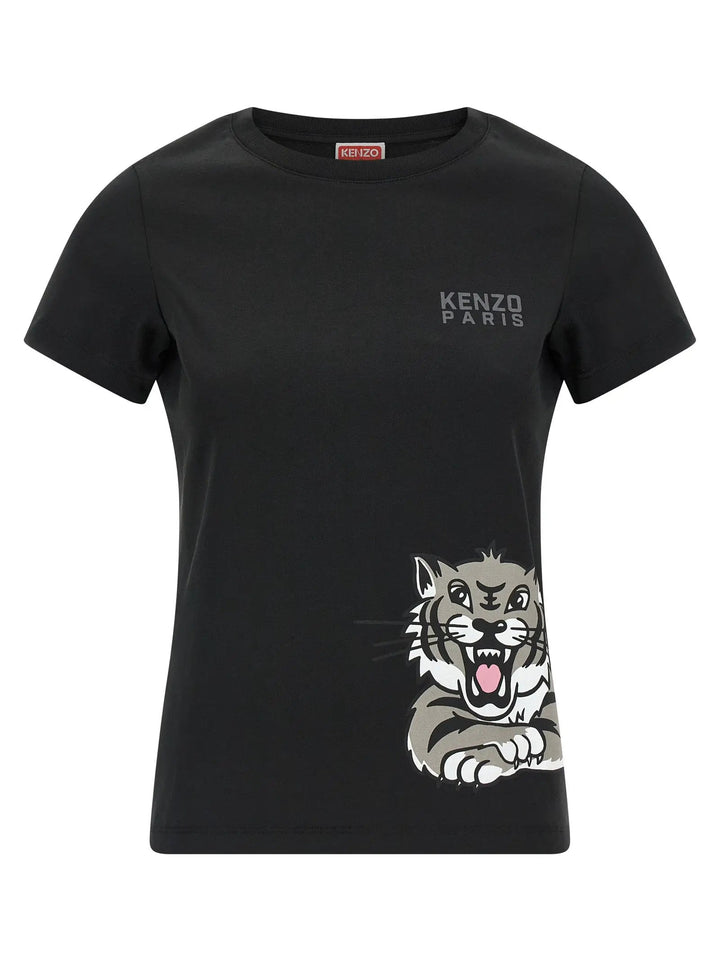 Kenzo Black Cotton T-Shirt