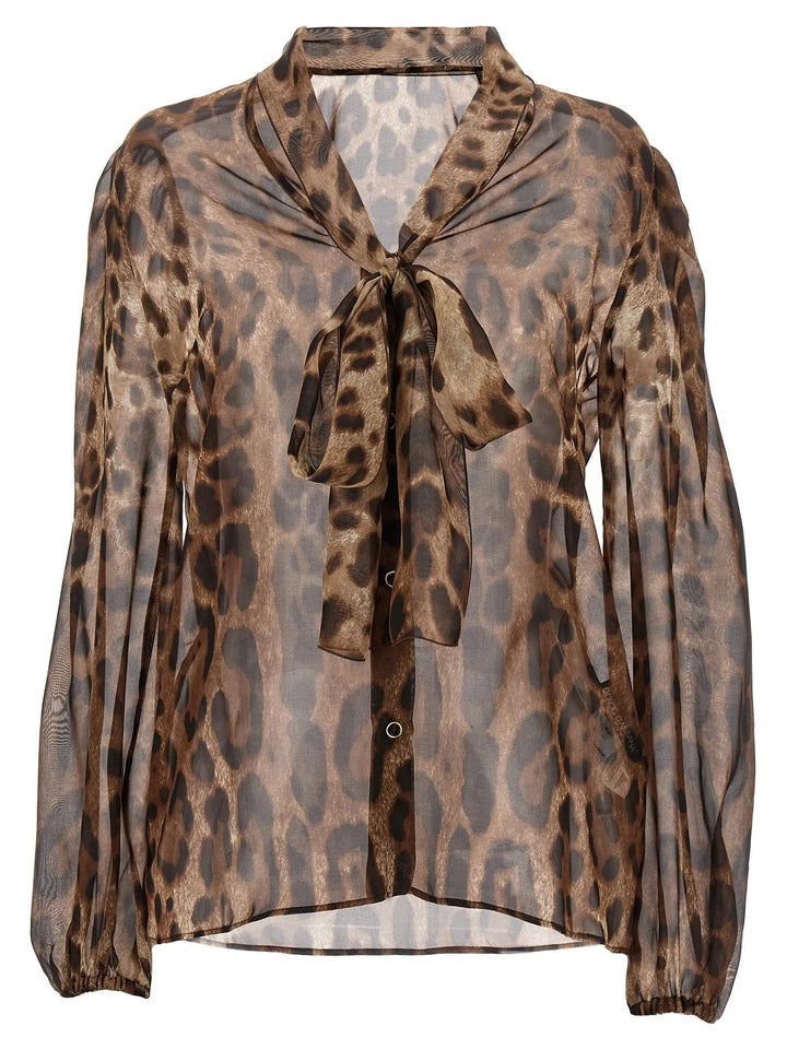 Dolce &amp; Gabbana Multicolor Silk Blouse