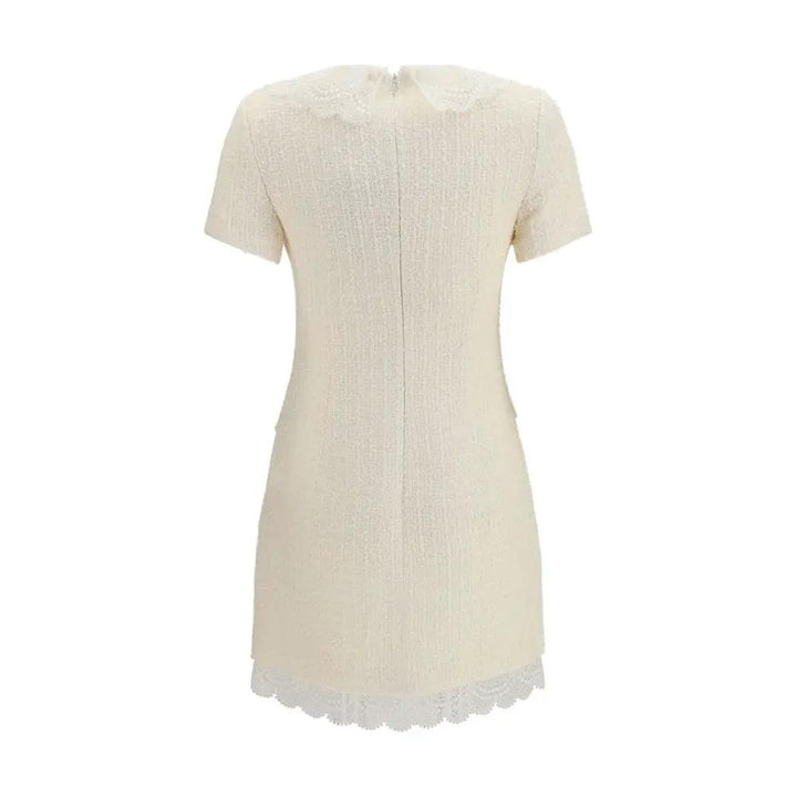 Self-Portrait Beige Polyester Casual Dress