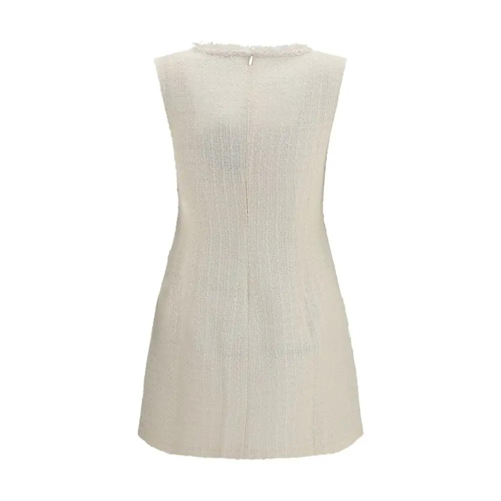 Self-Portrait Beige Polyamide Casual Dress