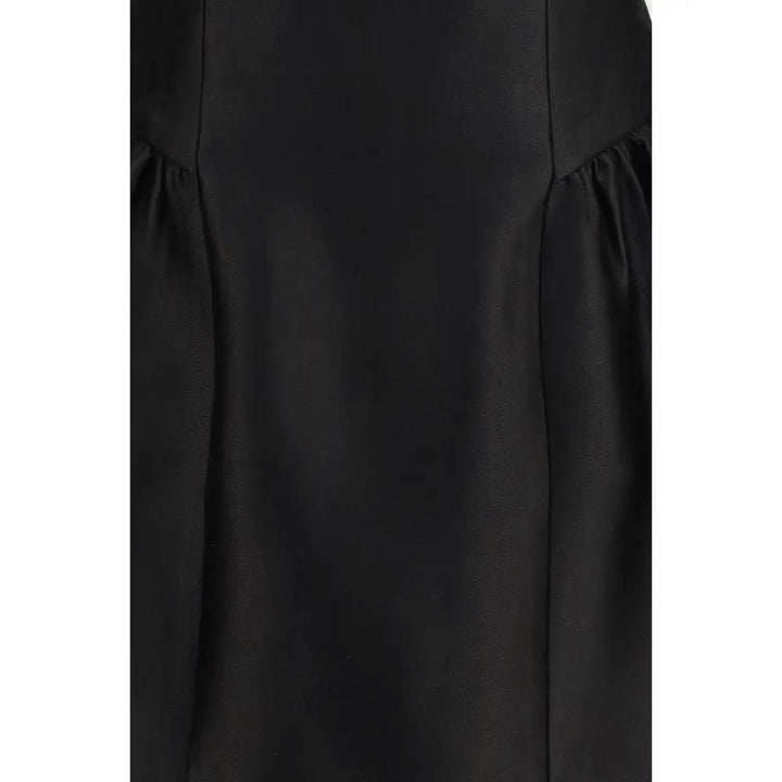 Self-Portrait Black Polyester Casual Dress