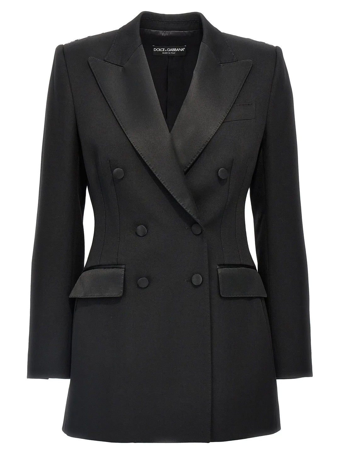 Dolce &amp; Gabbana Sample Sale | Dolce &amp; Gabbana Black Virgin Wool Blazer - | Designer outlet