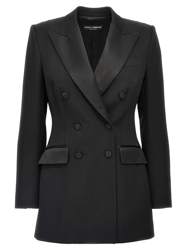 Dolce &amp; Gabbana Sample Sale | Dolce &amp; Gabbana Black Virgin Wool Blazer - | Designer outlet