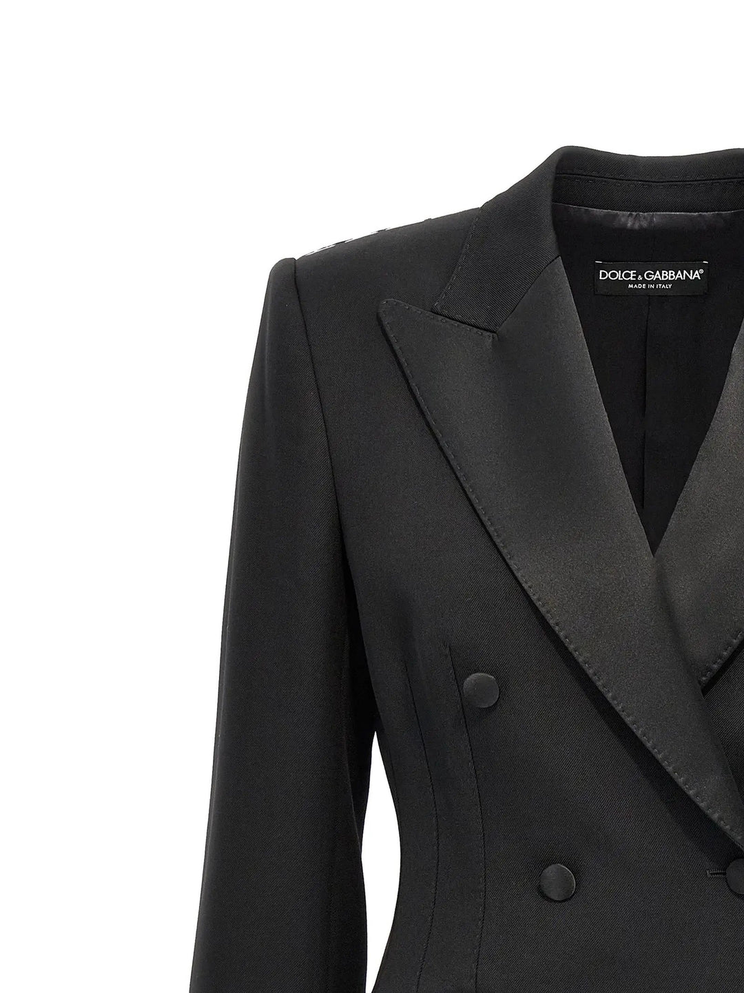 Dolce &amp; Gabbana Sample Sale | Dolce &amp; Gabbana Black Virgin Wool Blazer - | Designer outlet