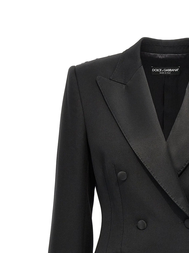 Dolce &amp; Gabbana Sample Sale | Dolce &amp; Gabbana Black Virgin Wool Blazer - | Designer outlet