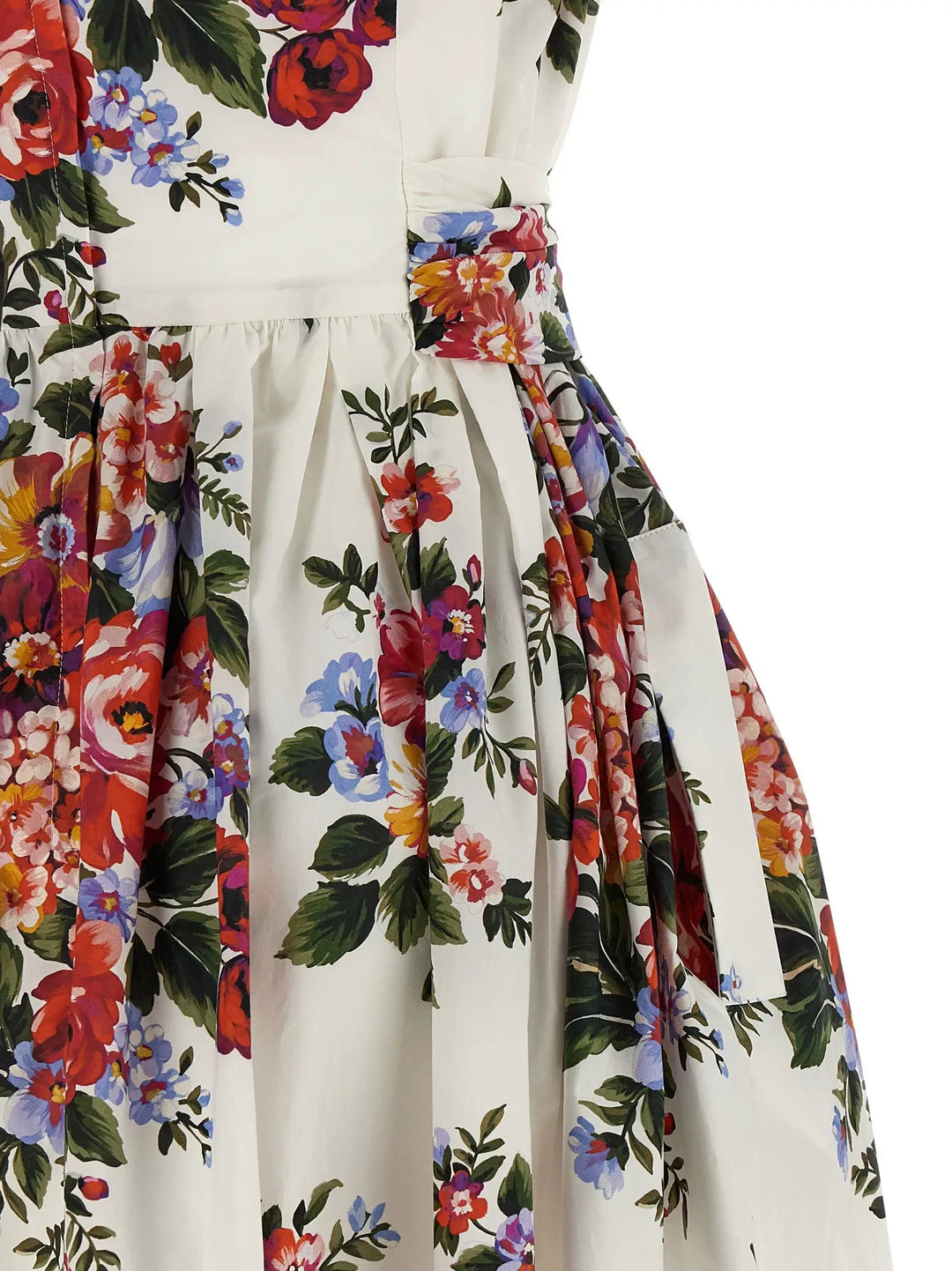Dolce &amp; Gabbana White Cotton Midi Dress